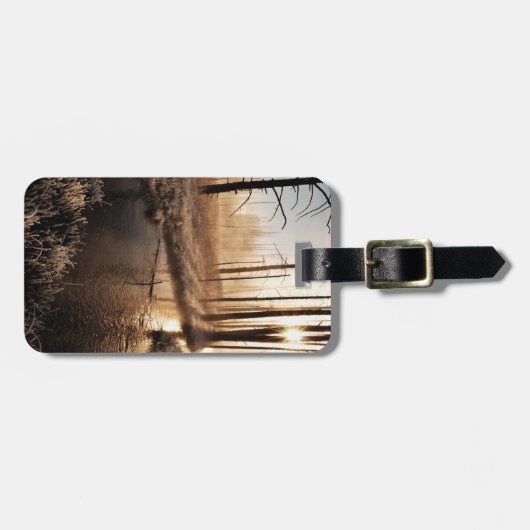 Morgengrauen Gepäckanhänger (Vorderseite horizontal)