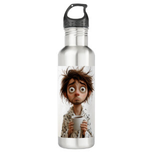 Morgengrauen: Kaffee zuerst, Fragen später Edelstahlflasche