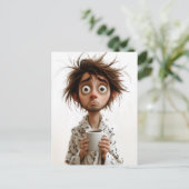 Morgengrauen: Kaffee zuerst, Fragen später Postkarte (Stehend Vorderseite)