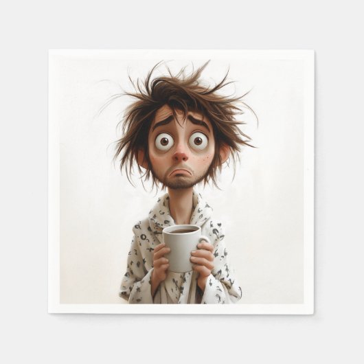 Morgengrauen: Kaffee zuerst, Fragen später Serviette (Vorderseite)