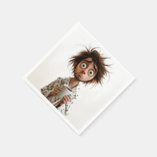 Morgengrauen: Kaffee zuerst, Fragen später Serviette (Ecke)