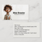 Morgengrauen: Kaffee zuerst, Fragen später Visitenkarte (Vorne/Hinten)