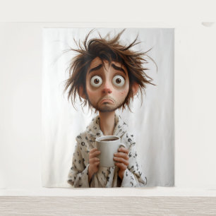 Morgengrauen: Kaffee zuerst, Fragen später Wandteppich