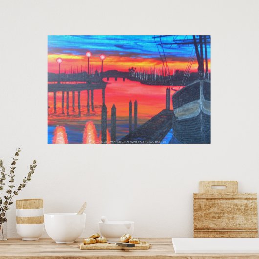 Morgengrauen Poster (Küche)