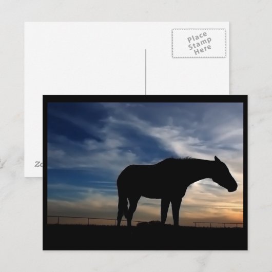 Morgengrauen Postkarte (Vorne/Hinten)