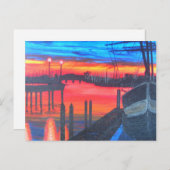 Morgengrauen Postkarte (Vorne/Hinten)