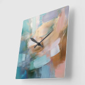 Morgengrauen Quadratische Wanduhr (Winkel)