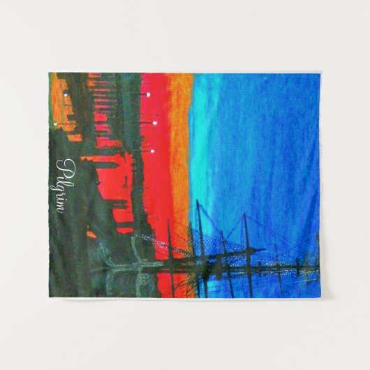 Morgengrauen Wandteppich (Vorderseite (Horizontal))