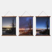 Morgengrauen Wandteppich Mit Holzrahmen (Dreifach)