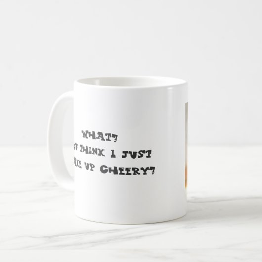 MorgenGrump Kaffeetasse (Vorderseite Links)