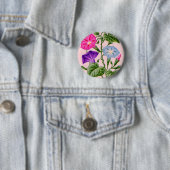 Morgenherrlichkeit in blau und rosa button (Beispiel)