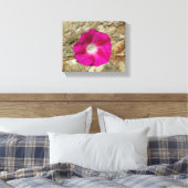 Morgenherrschaft über Baumrinde - Rosa Leinwanddruck (Insitu (Schlafzimmer))
