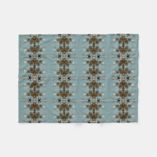 Morgenhimmel im Tausend-Eichenpark mit Eukalyptus Fleecedecke (Vorderseite (Horizontal))