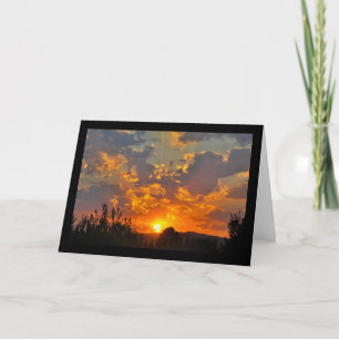 Morgenhimmel Sonnenaufgang Landschaft Karte