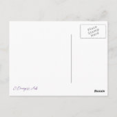 Morgenhimmel über Strand in Griechenland Landschaf Postkarte (Rückseite)