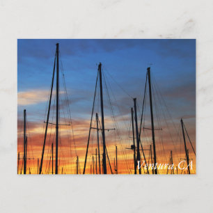 Morgenhimmel Ventura Harbour Postkarte