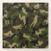 Morgenholz Glasuntersetzer (Vorderseite)