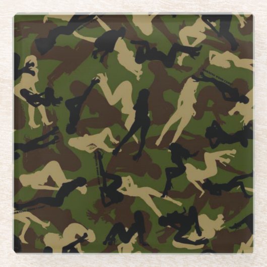 Morgenholz Glasuntersetzer (Vorderseite)