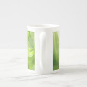 Morgeninspiration und -Liebe Porzellantasse (Rückseite)