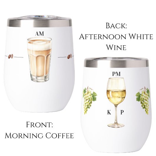 Morgenkaffee Abend Weißer Weintrauber