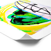 Morgenkaffee Blur Poster (Ecke)