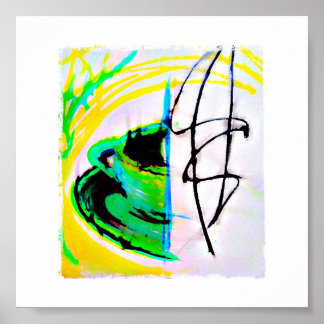 Morgenkaffee Blur Poster