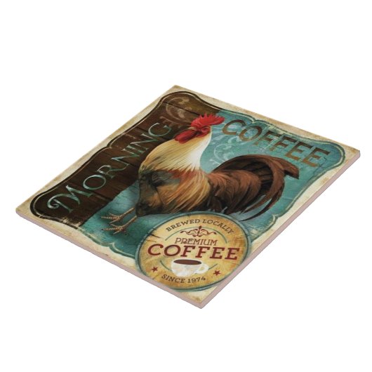 Morgenkaffee Fliese (Seite)