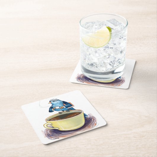 Morgenkaffee Getweetet Untersetzer (Vor Ort)