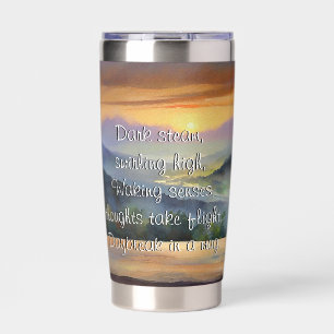 Morgenkaffee Haiku  Thermobecher
