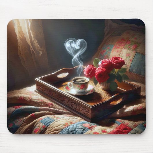 Morgenkaffee im Frühstücksfach Mousepad (Vorne)
