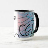 Morgenkaffee-Katze  Tasse (VorderseiteRechts)