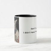 Morgenkaffee. Katzenspaß. Katzenkaffeetasse. Tasse (Zentrum)