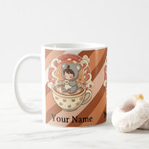 Morgenkaffee Kawaii Chibi Koala Kaffeetasse