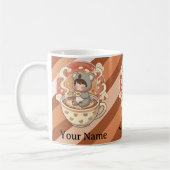 Morgenkaffee Kawaii Chibi Koala Kaffeetasse (Links)