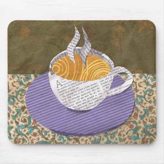 Morgenkaffee-Mausunterlage Mousepad (Vorne)