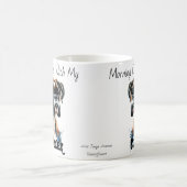 Morgenkaffee mit meinem Boxer Niedlich Kaffeetasse (Mittel)