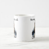 Morgenkaffee mit meinem Hirten modern Kaffeetasse (Mittel)