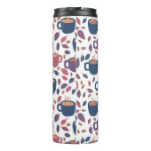 Morgenkaffee Niedlich farbenfrohe Fun Muster Thermosbecher (Rückseite)