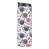 Morgenkaffee Niedlich farbenfrohe Fun Muster Thermosbecher (Nach rechts gedreht)