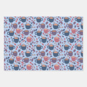 Morgenkaffee Niedlicher Pastell Geschenk Set Geschenkpapier Set (Vorderseite 3)