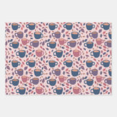 Morgenkaffee Niedlicher Pastell Geschenk Set Geschenkpapier Set (Vorderseite 2)