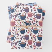 Morgenkaffee Niedlicher Pastell Geschenk Set Geschenkpapier Set (Beispiel)