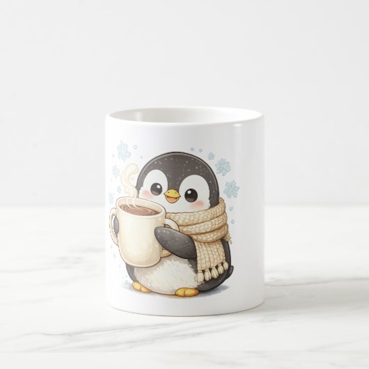 Morgenkaffee Pinguin Kaffeetasse (Mittel)