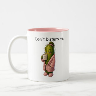 Morgenkaffee Süße Gurke Zweifarbige Tasse