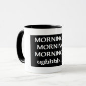 Morgenkaffee-Tasse Tasse (Vorderseite Links)