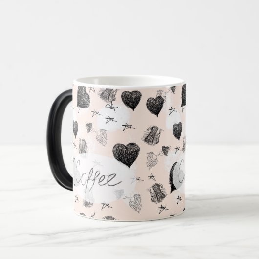 Morgenkaffee Verwandlungstasse (Vorderseite Links)