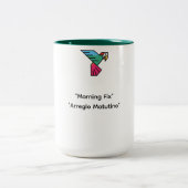 Morgenkaffee Zweifarbige Tasse (Mittel)