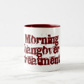 Morgenkaterbehandlung Zweifarbige Tasse (Mittel)