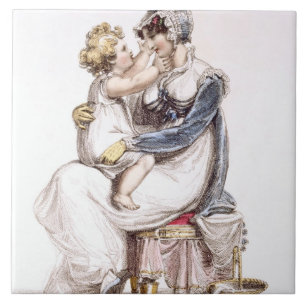Morgenkleid, Modegeck von Ackermanns Repo Fliese