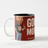 Morgenkühne rote Tasse (Links)